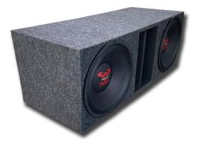 Caixa duto régua vertical 2 alto falante ultravox 700 som automotivo