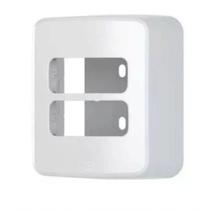 Caixa E Placa 2 Posições Branco Composé Weg