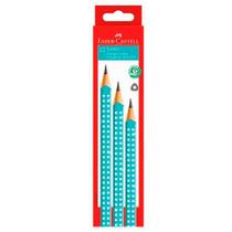 Caixa Ecolápis Grafite Sparkle Azul com 12 Unidades - Faber-Castell