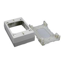 Caixa elétrica Caixa de saída Wiremold NM3 Ivory de 3,5 cm de profundidade