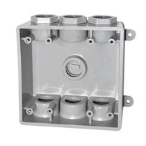 Caixa elétrica externa à prova de intempéries YXX-TECH para 2 módulos Caixa elétrica externa à prova de intempéries YXX-TECH para 2 módulos