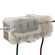 Caixa elétrica Flemoon Medium Impermeável com Tampa Transparente 29x13x10cm