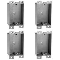 Caixa elétrica Relaxweex 4 unidades em PVC 11 x 6 x 3 cm cinza Caixa elétrica Relaxweex 4 unidades em PVC 11 x 6 x 3 cm cinza