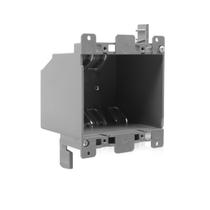 Caixa elétrica Wocloer 2 módulos em PVC, resistente ao fogo, 25 pol³ Caixa elétrica Wocloer 2 módulos em PVC, resistente ao fogo, 25 pol³