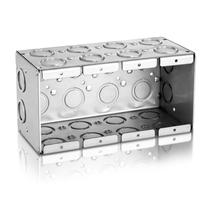 Caixa elétrica Yaocom de 4 módulos em aço liga 19 x 10 x 9 cm