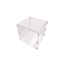 Caixa em Acrilico Cristal 2mm 22X22cm Cia Laser Caixa em Acrilico Cristal 2mm 22X22cm Cia Laser