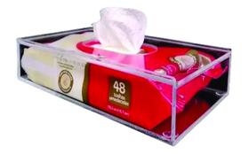 Caixa Em Acrilico P/ Lenços Umedecidos Ou Interfolhas Caixa Em Acrilico P/ Lenços Umedecidos Ou Interfolhas