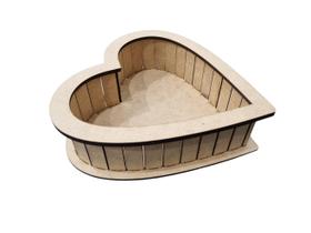 Caixa em formato de coração para cestas tamanho pequena Caixa em formato de coração para cestas tamanho pequena