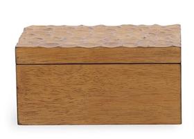 CAIXA EM MADEIRA RETANGULAR MARROM MART 24cm