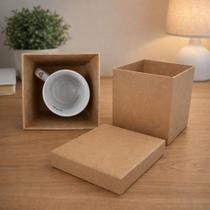 Caixa em MDF 12x12x12 Embalagem Canecas Presente Lembrancinha Artesanato Caixa em MDF 12x12x12 Embalagem Canecas Presente Lembrancinha Artesanato