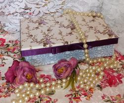 Caixa Em Mdf Com Tampa Forrada Em Tecido