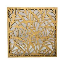 Caixa Em Mdf Com Tampa Trabalhada A Laser Bambu Cru A 8X8Cm - Decorss