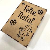 Caixa em MDF Gingerbread para Biscoitos e Doces Caixa em MDF Gingerbread para Biscoitos e Doces
