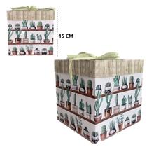 Caixa Embalagem Para Presente De Papel 15cm Laço