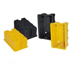 Caixa Embutir 4x2 Retangular Amarela Alta 57500044 Tramontina