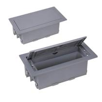 Caixa Embutir Capacidade 6 Blocos S/Blocos Qm18600 Preto QTMOV PRETO