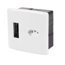 Caixa Embutir Para Disjuntores Com Tomada Andaluz