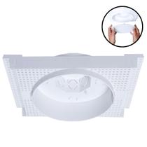 Caixa Embutir Plafon Painel Redondo de Led 18w na Laje Plasled