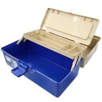 Caixa emifran elite 14,5" c/1 bandejas articuladas ep-092 azul/bege