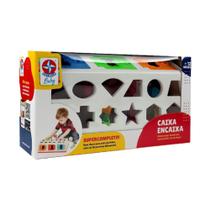 Caixa Encaixa Brinquedo Didático, Estrela Caixa Encaixa Brinquedo Didático, Estrela
