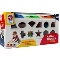 Caixa Encaixa Letras e Números Estrela 1104000017 Caixa Encaixa Letras e Números Estrela 1104000017