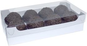 Caixa encanto c/ tampa transp. 08 doces pct c/ 10 un Caixa encanto c/ tampa transp. 08 doces pct c/ 10 un