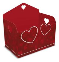 Caixa Envelope - Amor Dia Dos Namorados Pct 50 Unidades