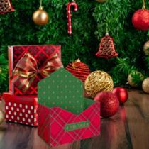 Caixa Envelope Tradição de Natal 22cm x 12cm x 13cm Caixa Envelope Tradição de Natal 22cm x 12cm x 13cm