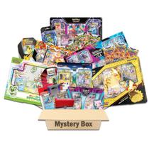 Caixa Épica Misteriosa Surpresa Cartas Pokemon TCG Premium Box de Coleção e Blisters