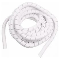 Caixa Espiraduto Organizador Fio Cabo 4mm 5/32 Branco Elesys