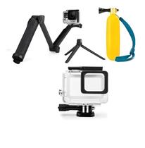 Caixa Estanque p/ Hero 8+Boia Flutuante+bastao 3way t