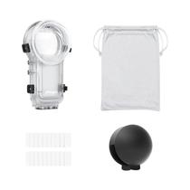 Caixa Estanque Para Mergulho De 60m (197 Pés) Para Insta360 X5 Com Liberação Rápida E Acessório Caixa Estanque Para Mergulho De 60m (197 Pés) Para Insta360 X5 Com Liberação Rápida E Acessório
