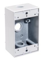 Caixa estanque Southwire Topaz de 1 módulo com 3 furos Caixa estanque Southwire Topaz de 1 módulo com 3 furos