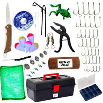 Caixa Estojo De Pesca Completa Cheia De Acessórios Maleta