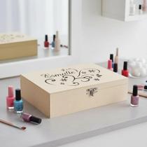 Caixa/estojo Organizador Porta 70 Esmaltes Manicure Em Mdf