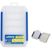 Caixa Estojo Pesca Porta Anzol Isca 5 Divisorias Removiveis Tackle box