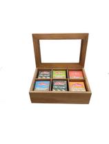 Caixa/Estojo Rústica Tabaco P/12 Chá