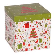 Caixa Explosão Natal + Cartões - Caixa Presente - Decoração Natal - DECORA DOCES
