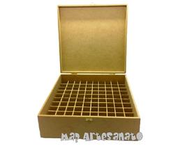 Caixa Expositor Porta Esmalte e Batom Mdf Cru 100 Esmaltes R: 1656