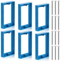 Caixa extensora de saída NQEUEPN, 6 unidades, receptáculo de grupo único, azul