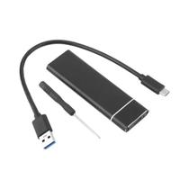 Caixa Externa Para Disco Rígido USB C Em Liga De Alumínio M.2 NVME SATA Interface B-KEY Caixa Externa Para Disco Rígido USB C Em Liga De Alumínio M.2 NVME SATA Interface B-KEY