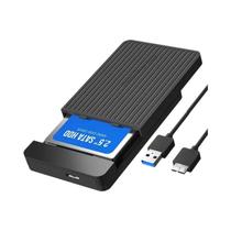 Caixa Externa Para HDD SATA De 2,5 Polegadas Para USB3.1, Adaptador De Disco Rígido Externo Com