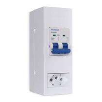 Caixa Externa Slim c/ Disjuntor Bipolar + Tomada 20A MG