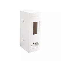 Caixa Externa Slim Para Disjuntor Unipolar + Tomada 3 Pinos 20a Branco CP2-01 Margirius