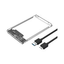 Caixa Externa Transparente Para HDD De 2,5 Polegadas, SATA Para USB 3.0, Shell Externa Para