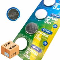 CAIXA FECHADA 20 Unidades Bateria 3V Lithium Cartela KNUP - KP-BT2032