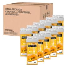 Caixa Fechada Cera Roll-On Clássica Natural Depimiel 48 unds