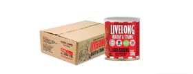 Caixa fechada com 12 unidades de 300gr alimento úmido Cães sabor Cordeiro - Livelong