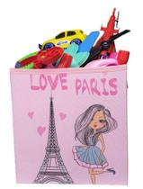 Caixa Feminina Estampada Para Decoração E Organização - Estampa: Torre Eiffel - Organicanto