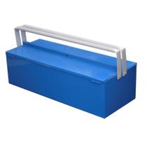 Caixa Ferramenta Baixa Com Alça E Suporte Pra Parafusos 40Cm